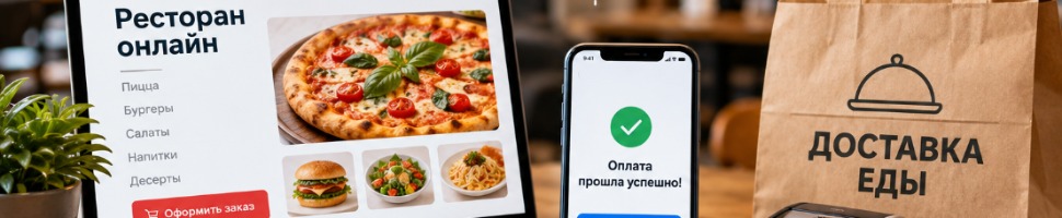 Как организовать онлайн-оплату в кафе, ресторане и службе доставки еды